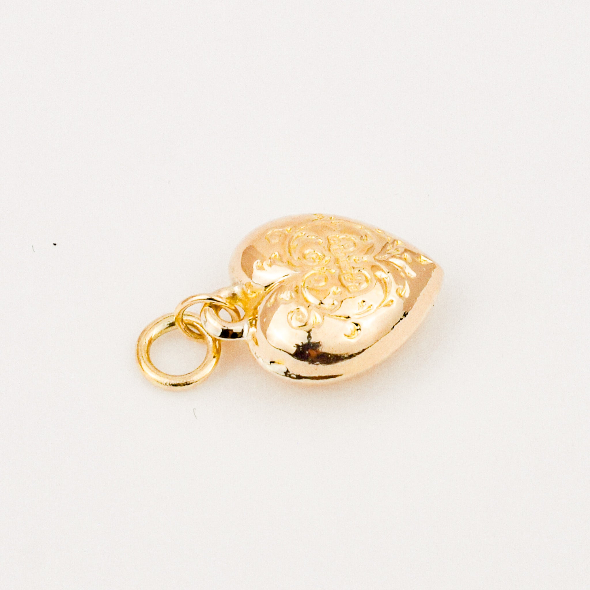 Antique Petite Heart Charm