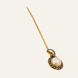 Snake Pearl Stick Pin