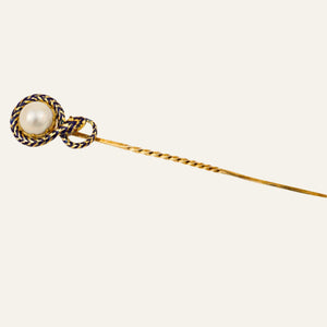 Snake Pearl Stick Pin