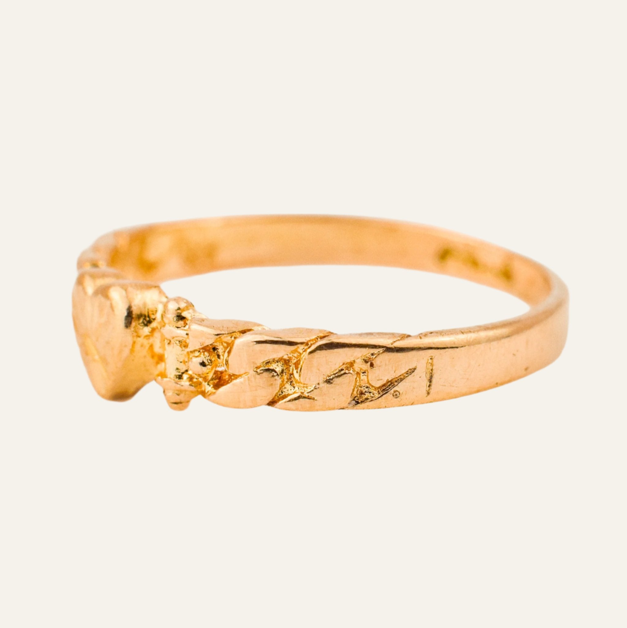 High Karat Heart Ring