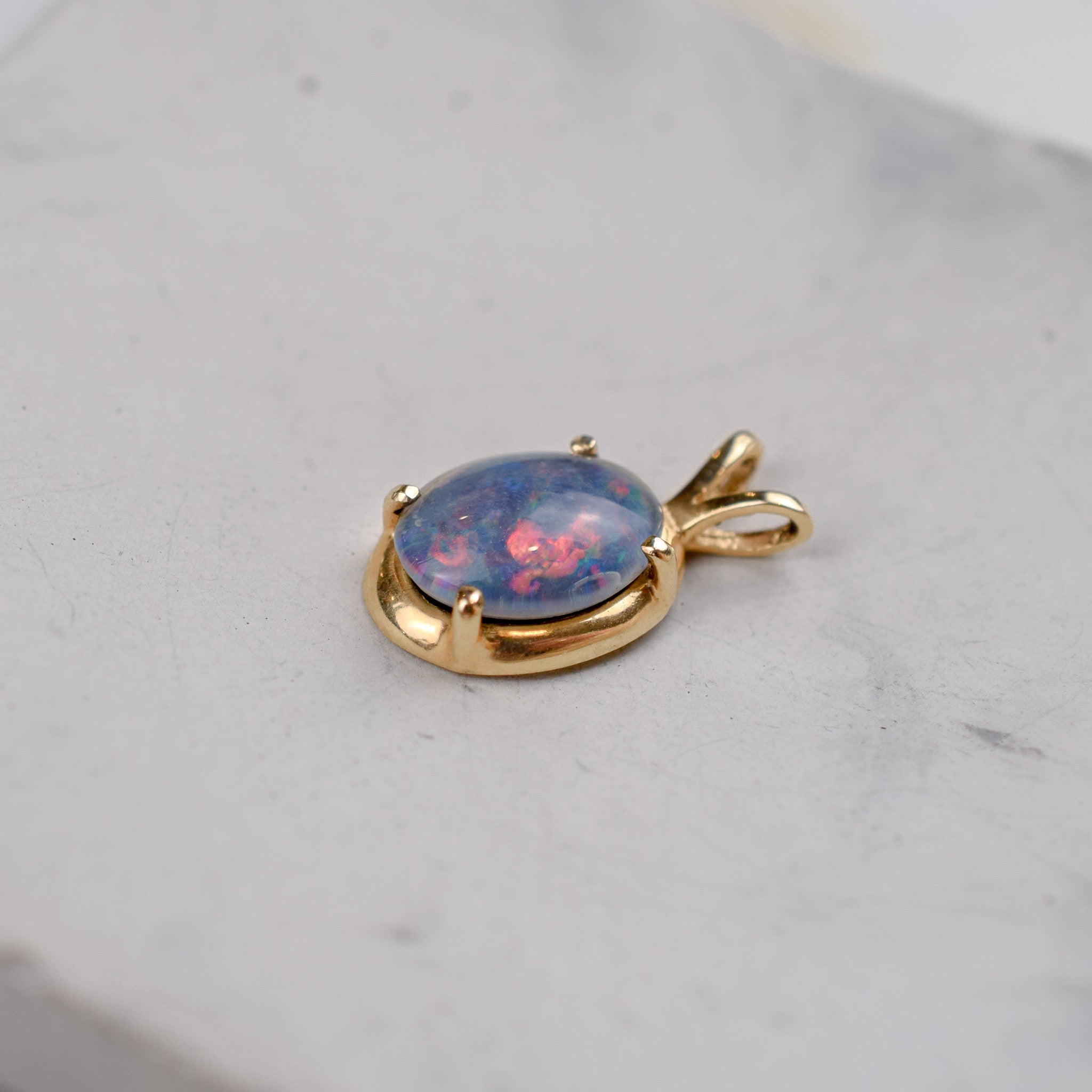 Vibrant Opal Charm