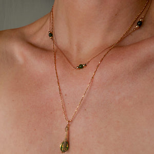 16.75" Jade Chain Necklace