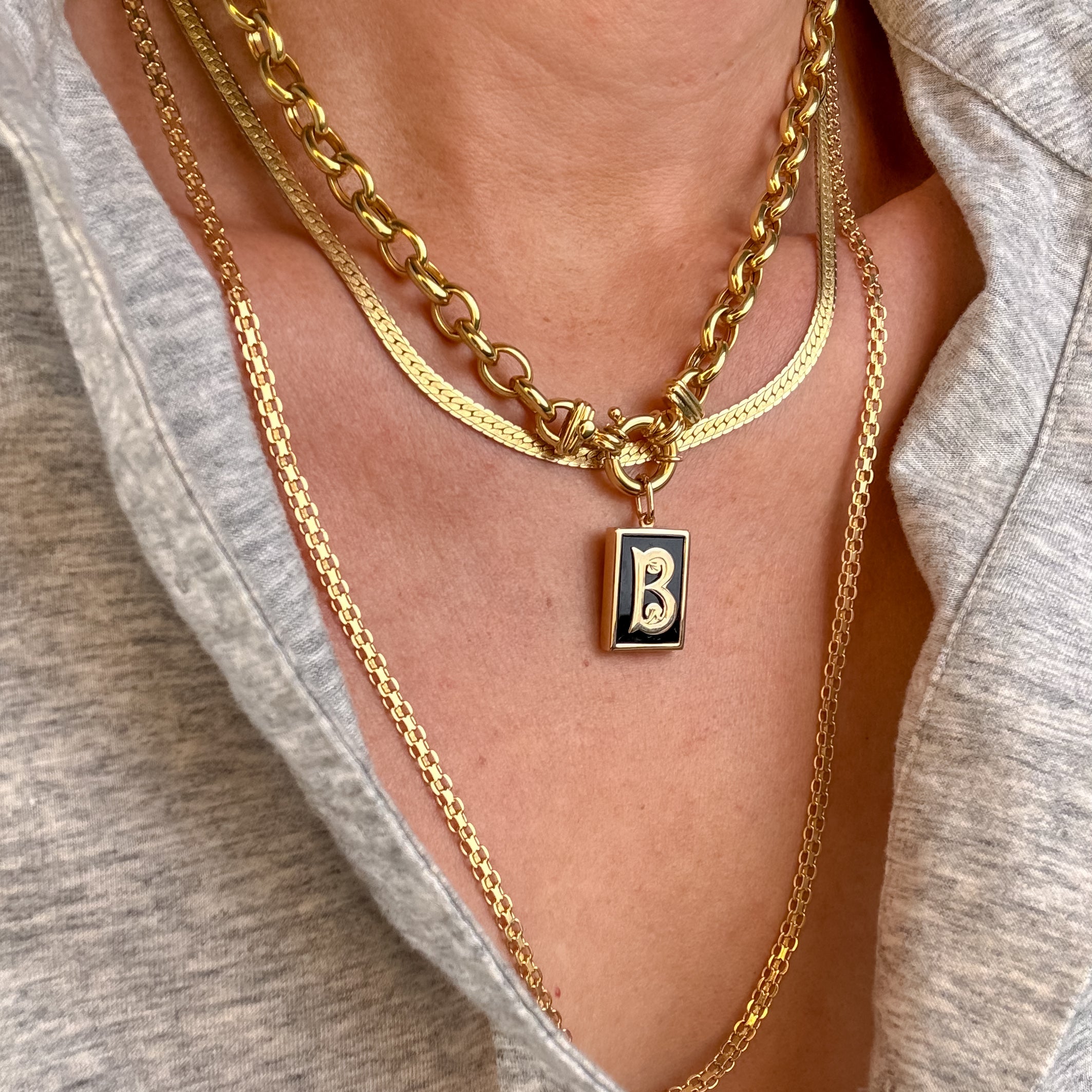 17" Rolo Link Chain Necklace