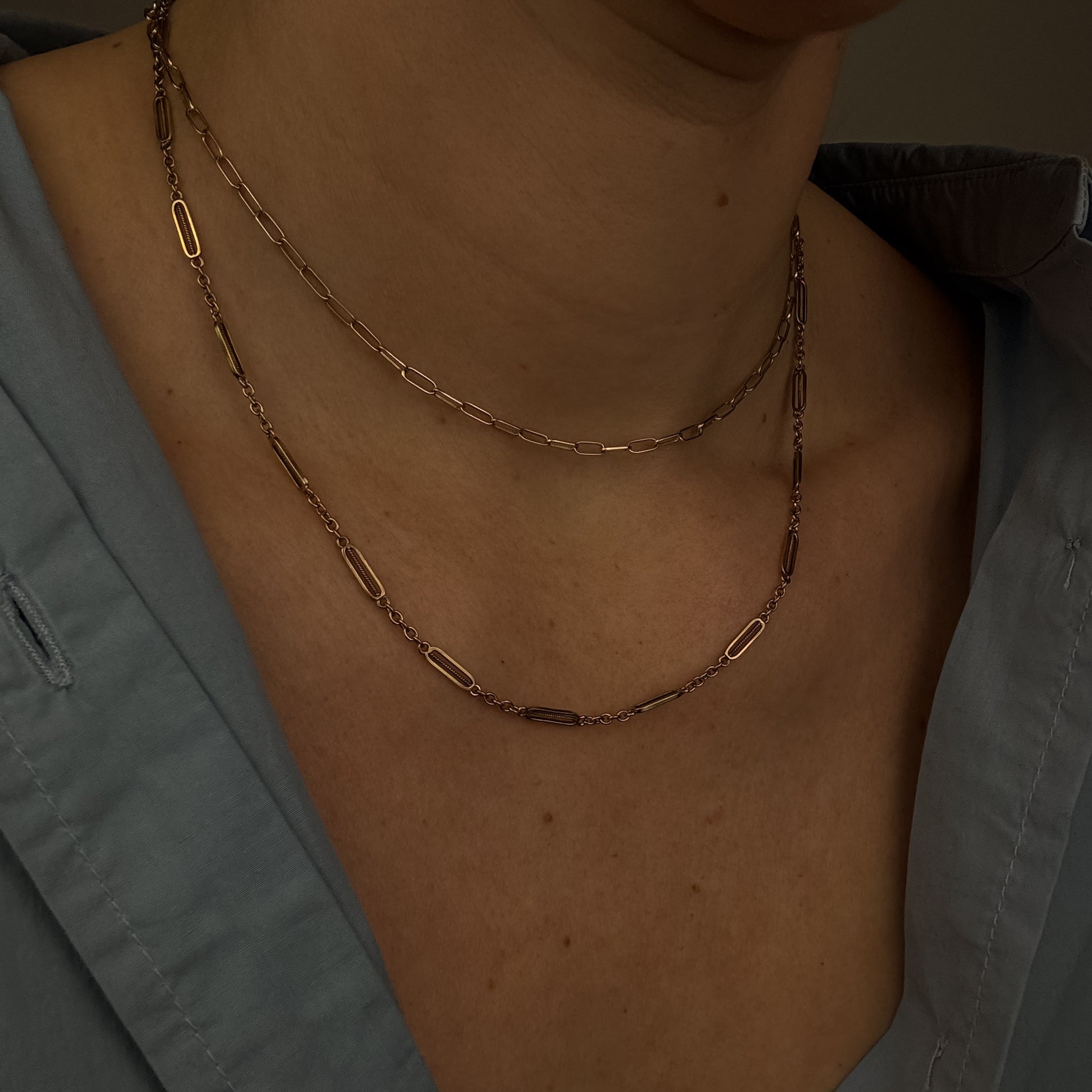 18" Intricate Link Necklace