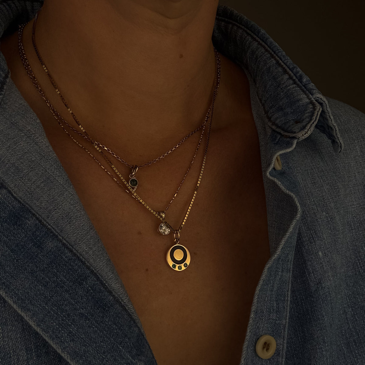 Green Trilogy Pendant