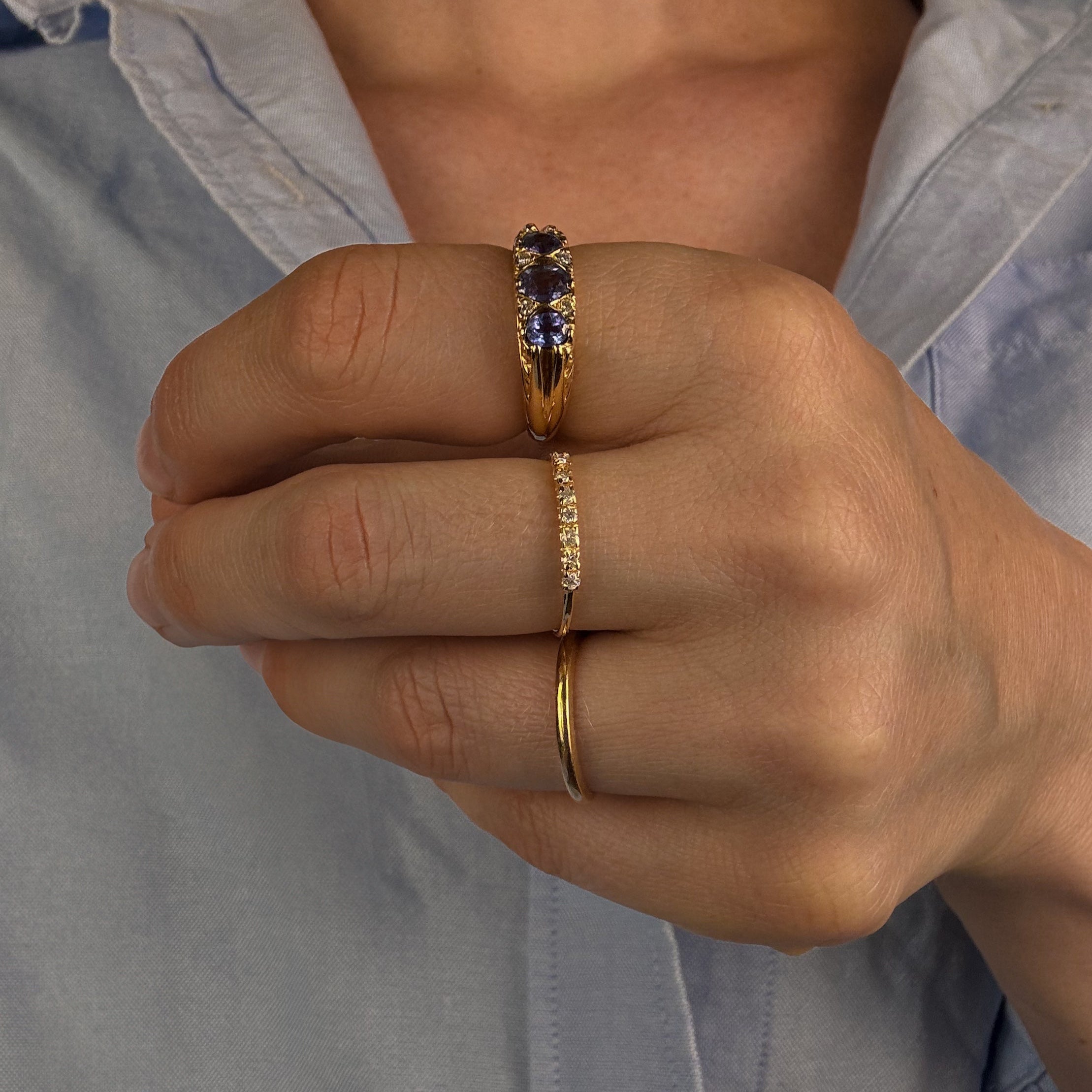 Dainty Diamond Band