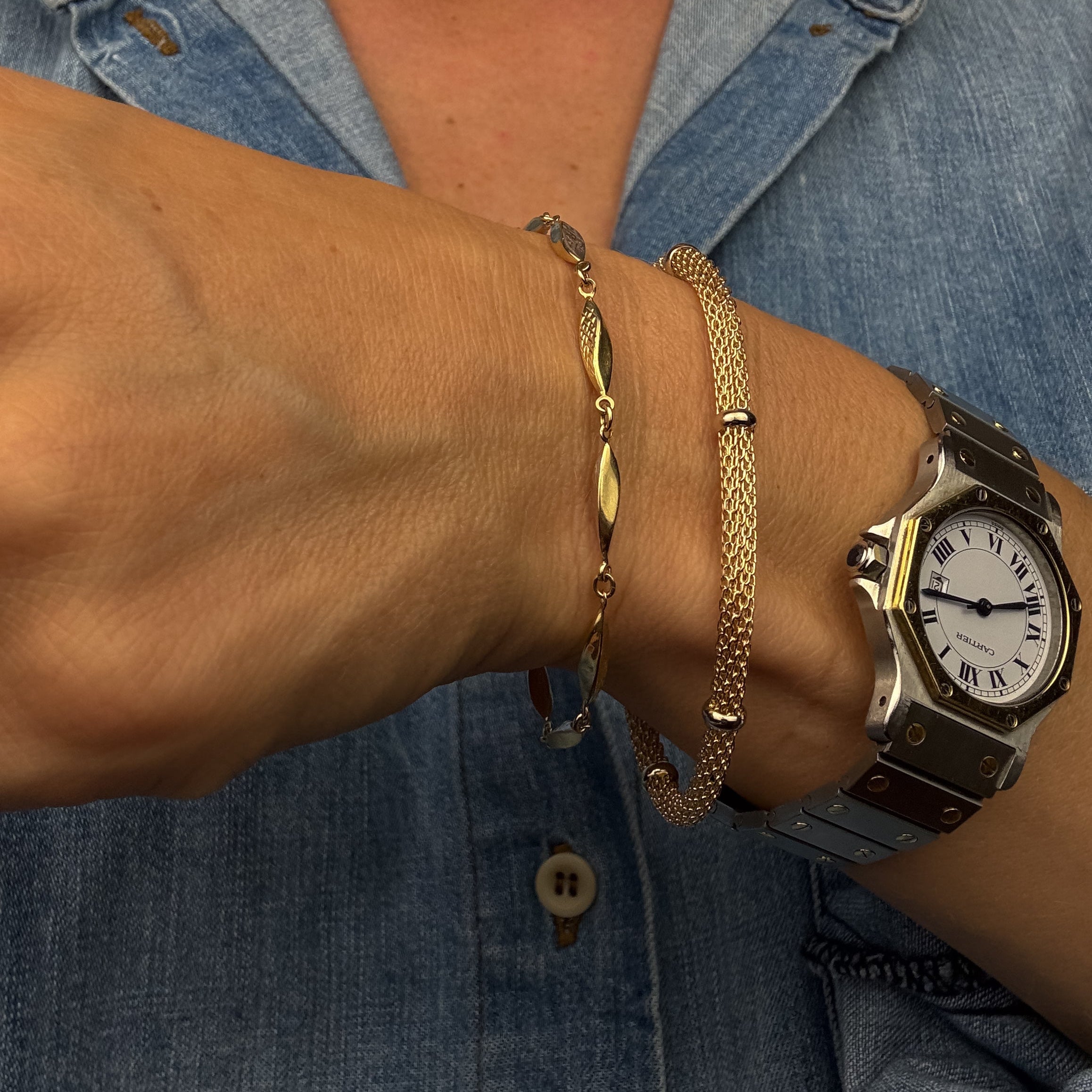 7" Two-Toned Bracelet