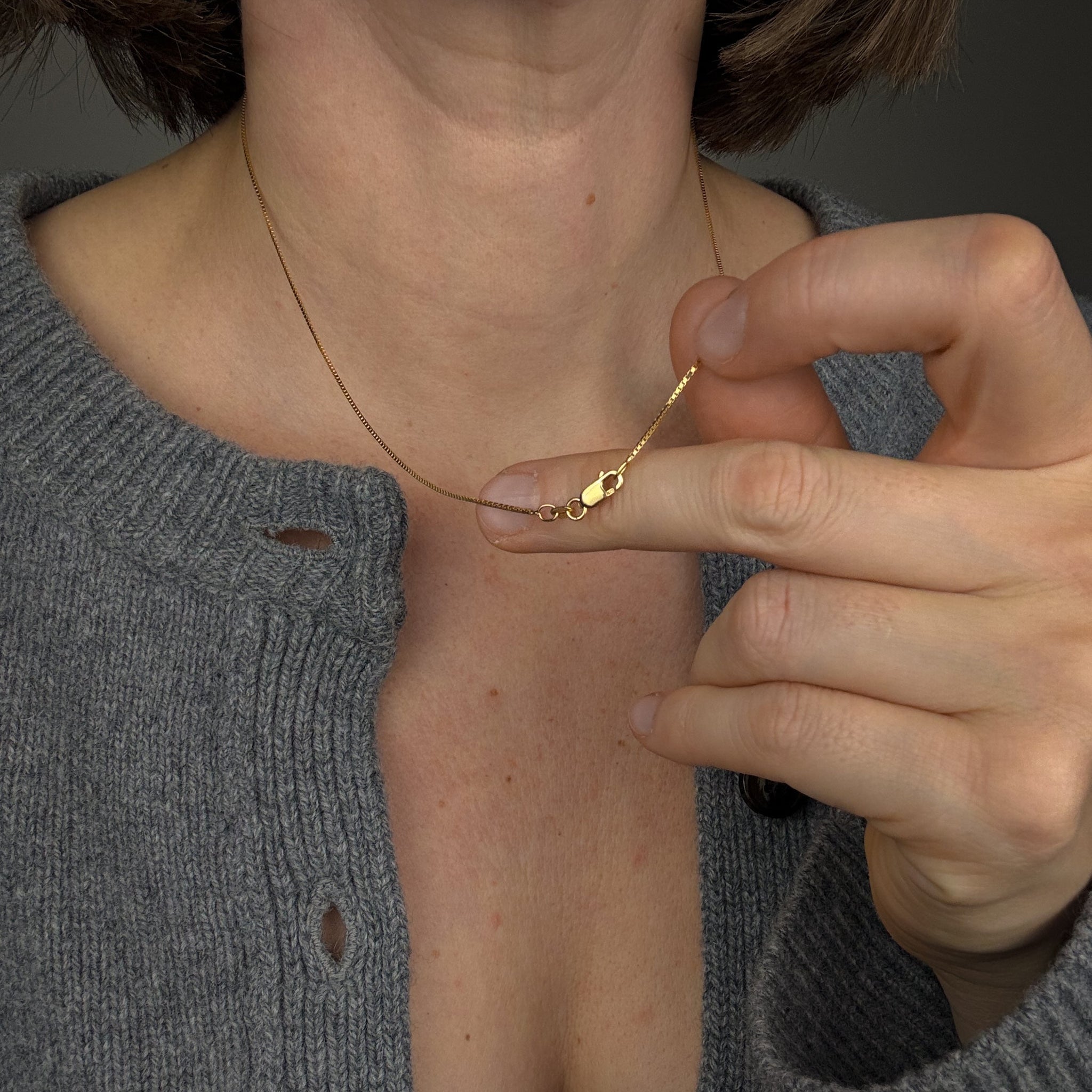 18-20" Box Chain Necklace