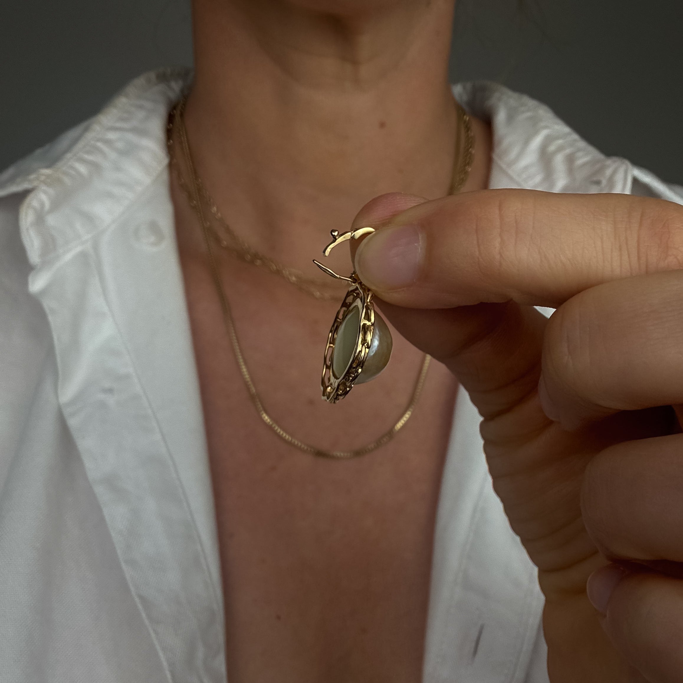 Mabé Pearl Pendant