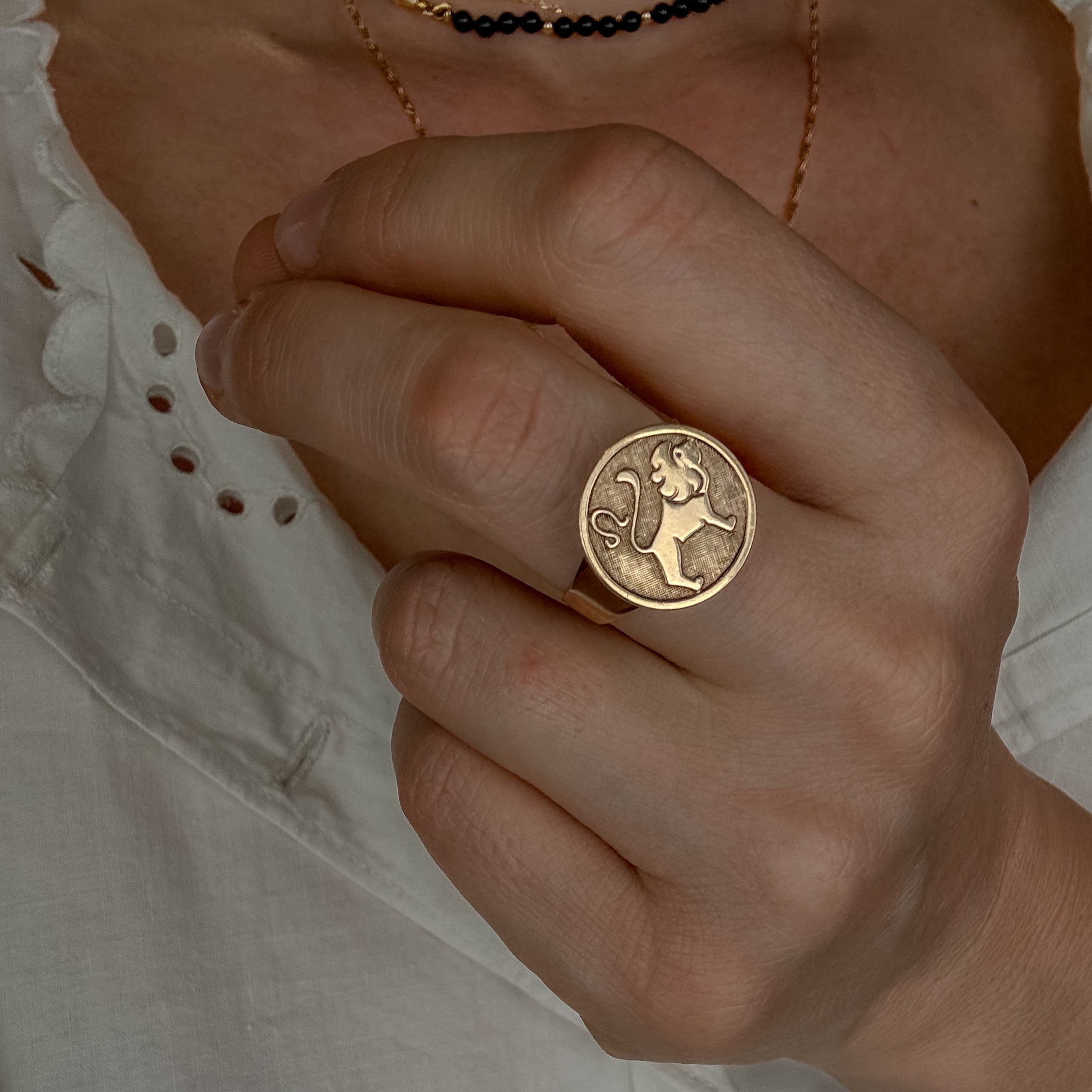 Leo Zodiac Ring