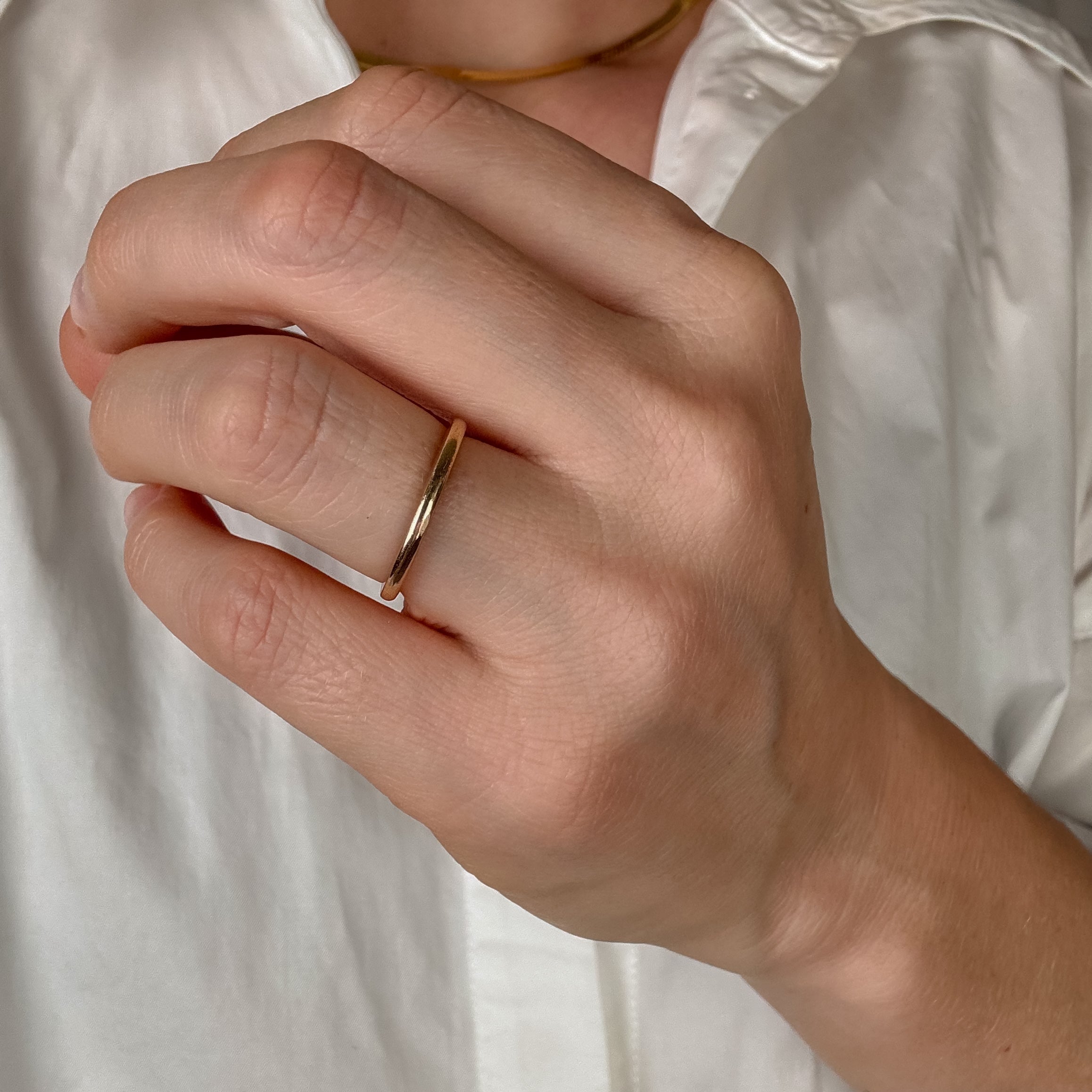 1.8 mm Slim Gold Band
