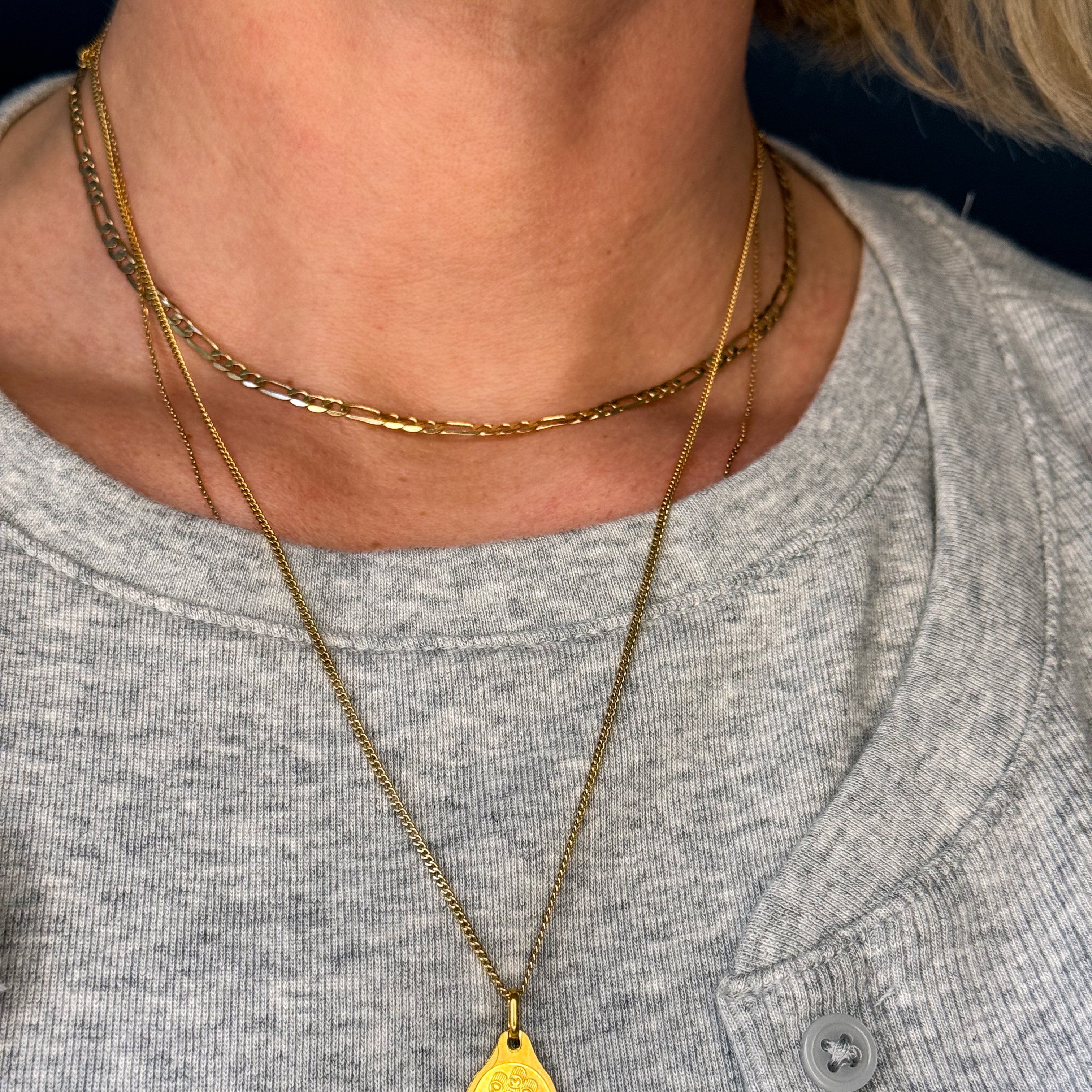 21" Buttery Curb Chain Necklace