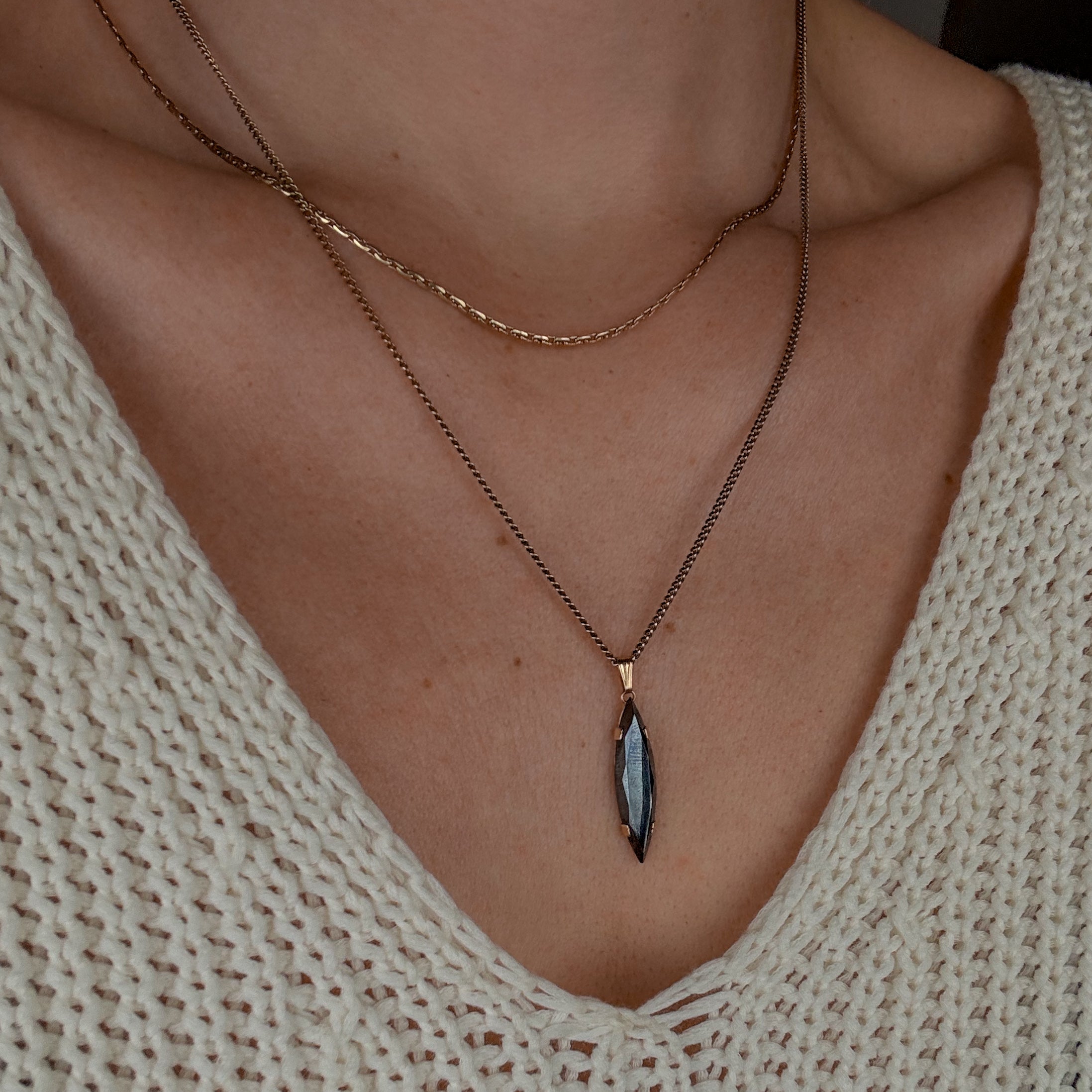 Hematite Charm