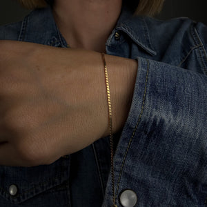 6 3/4" Herringbone Bracelet