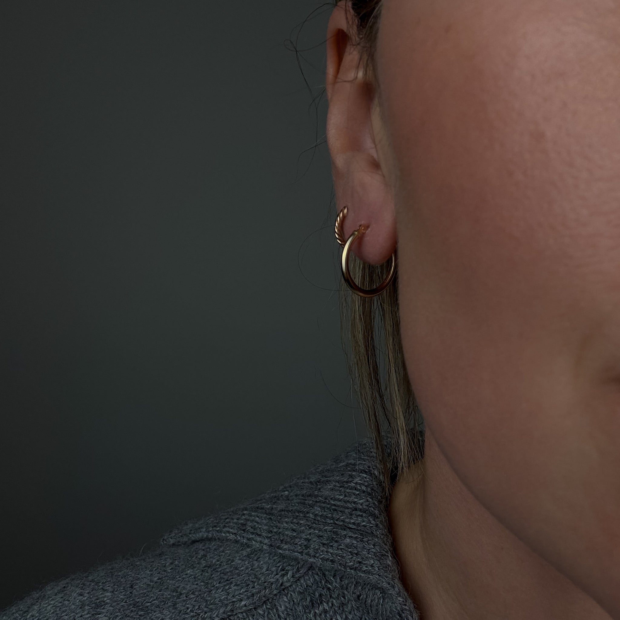 17mm Classic Gold Hoops