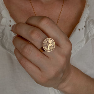 Leo Zodiac Ring