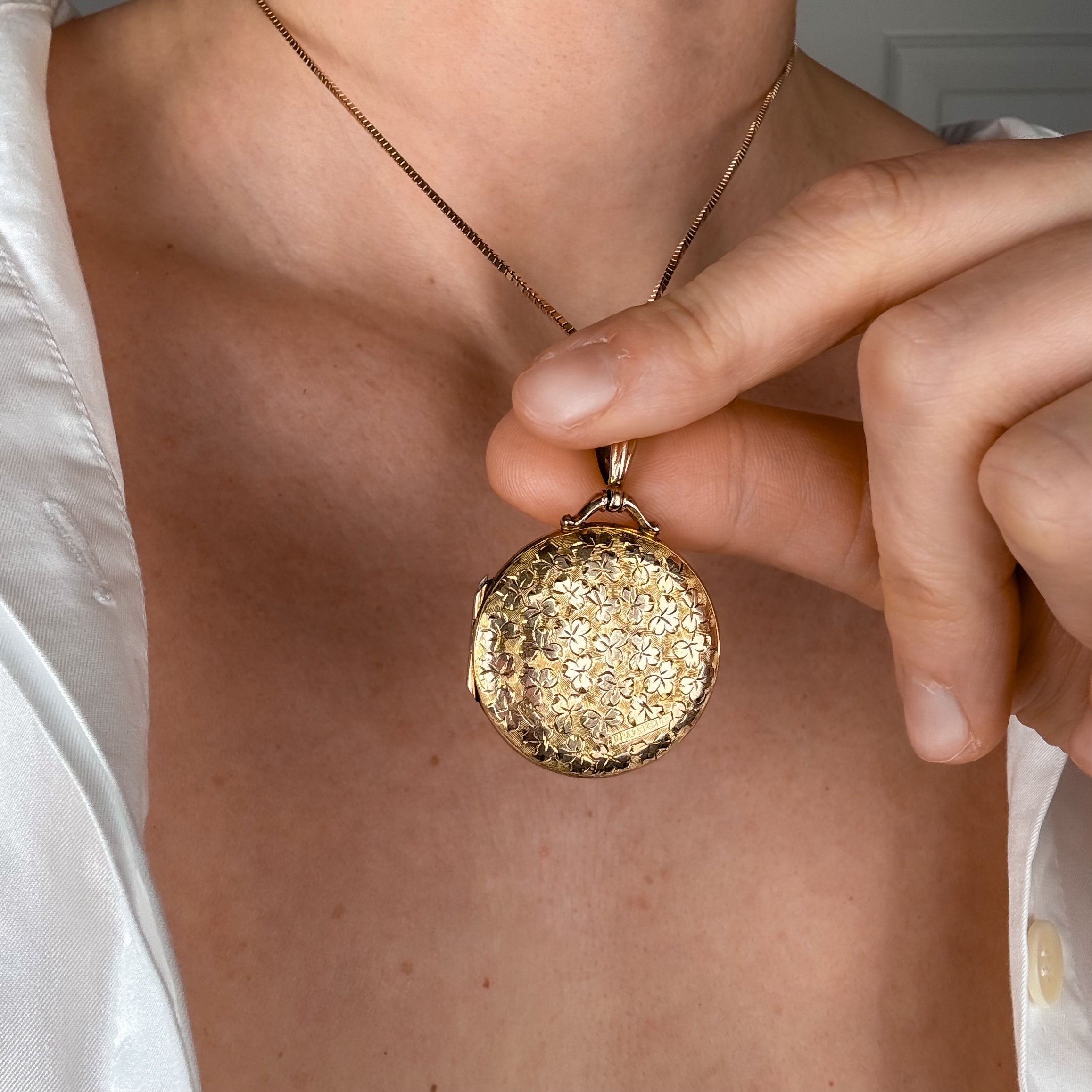Antique 'AG' Locket