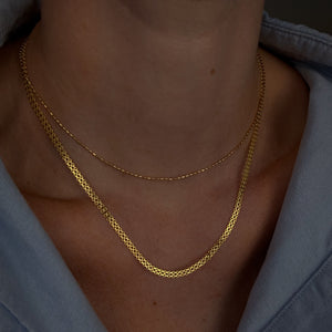 Honeycomb Link Necklace