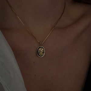 Onyx Cameo Pendant