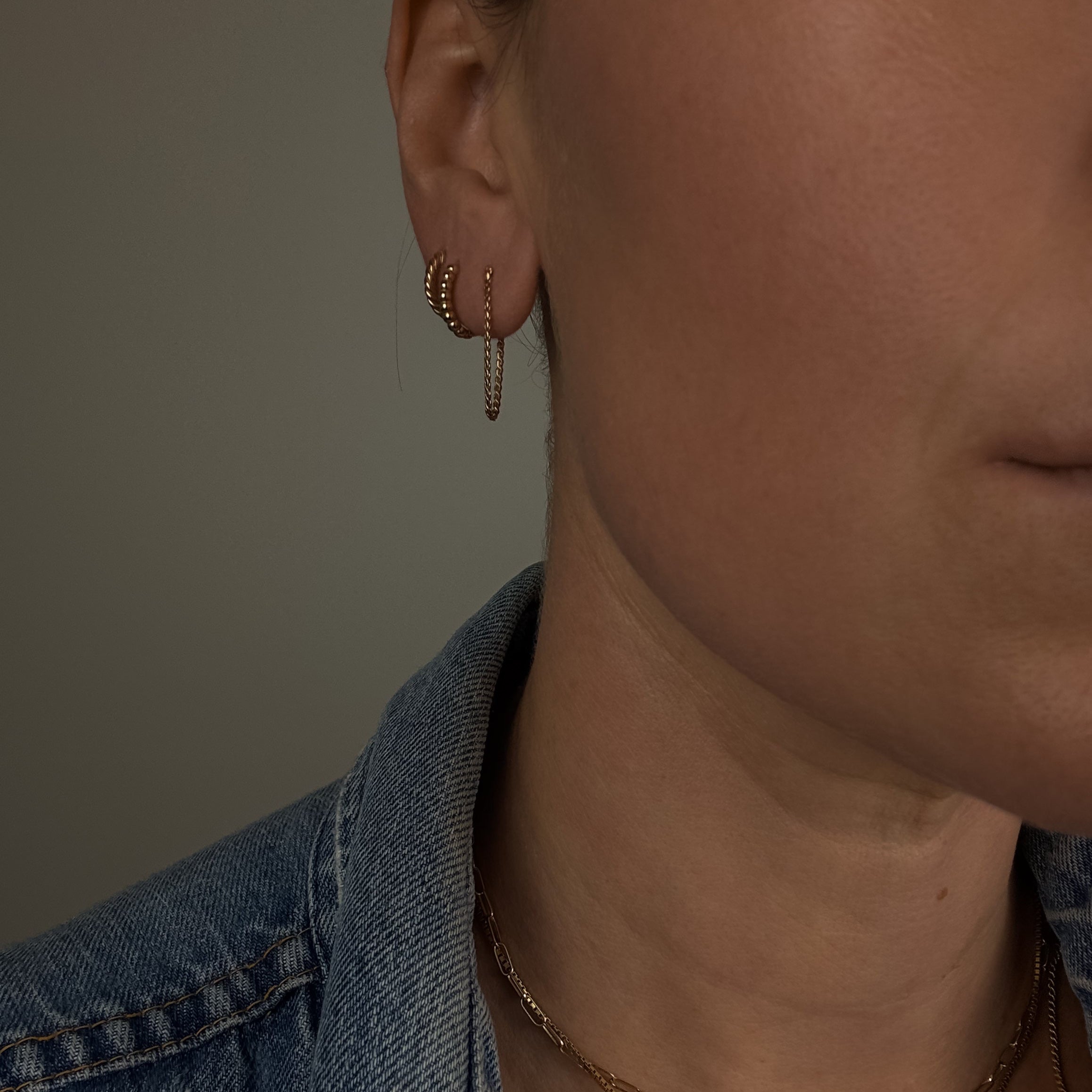 S-Link Hoop Earrings