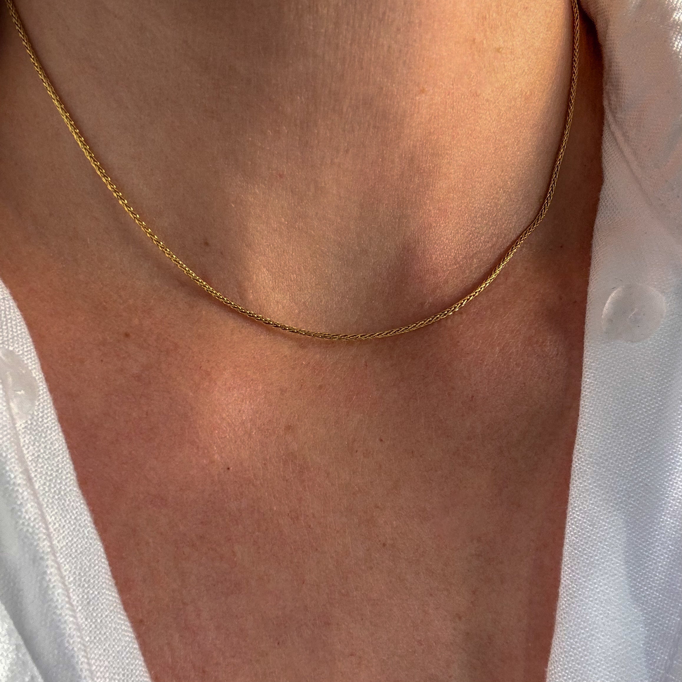 16" Wheat Chain Necklace