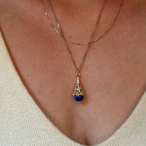 Elegant Lapis Pendant