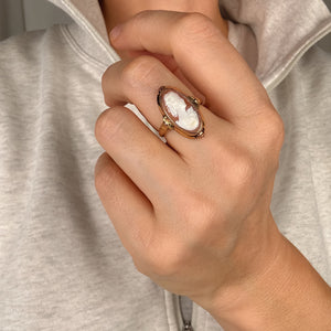 Shell Cameo Ring