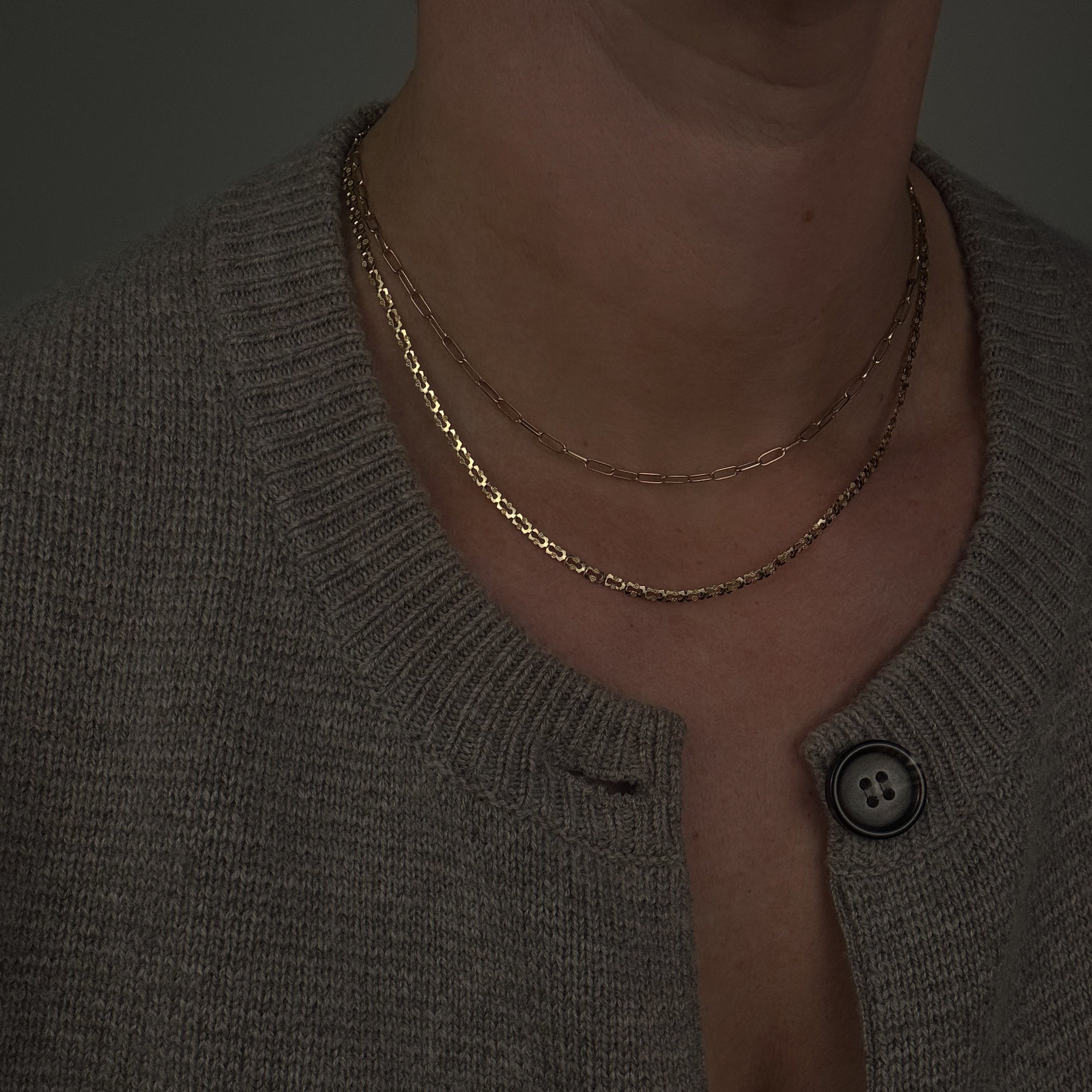 17.5" Forget-Me-Not Gold Chain