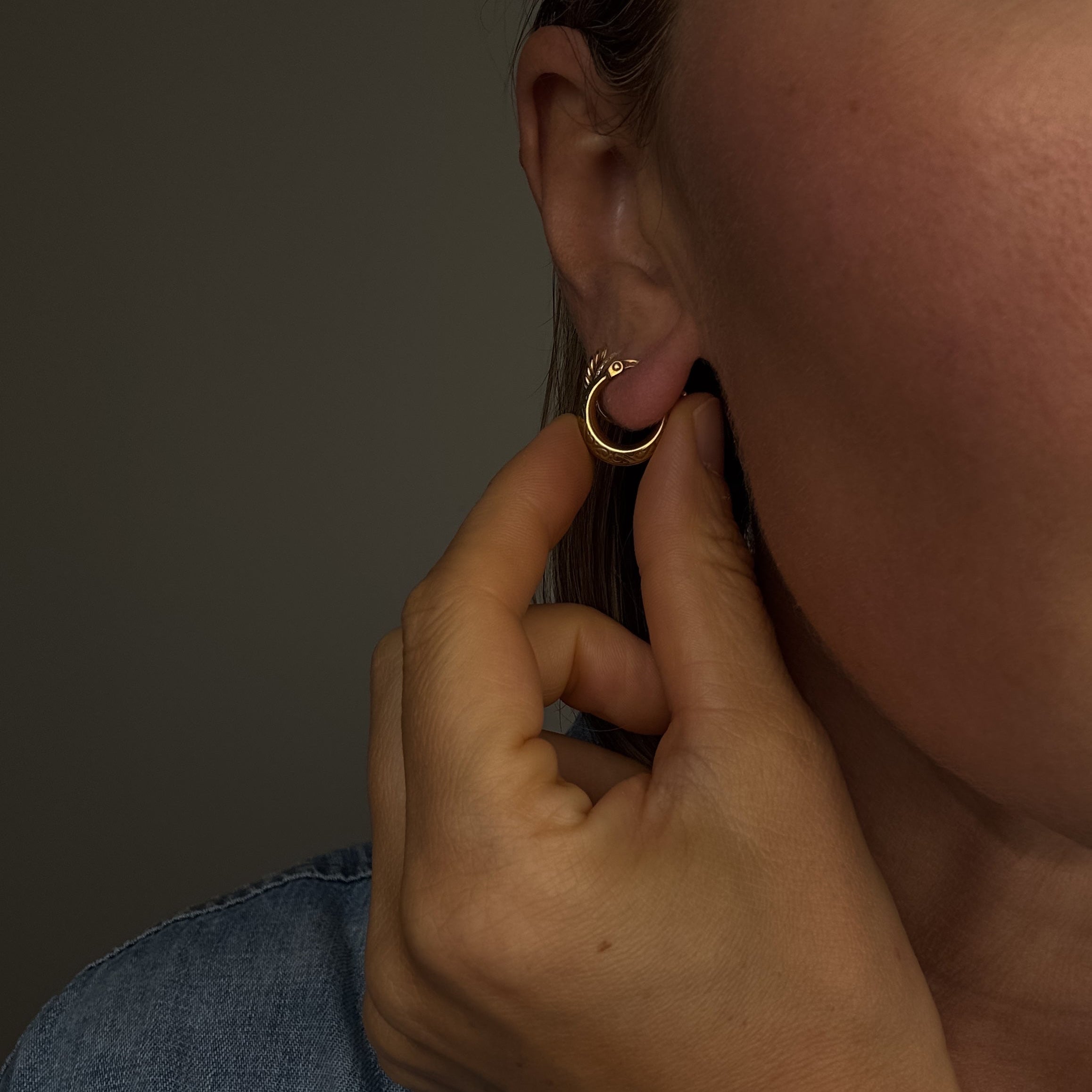 16.2mm Scrollwork Hoops