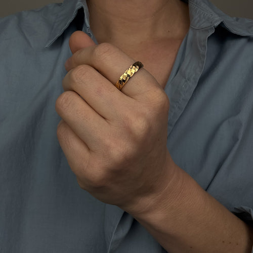 4.8mm Gilded Weave Band