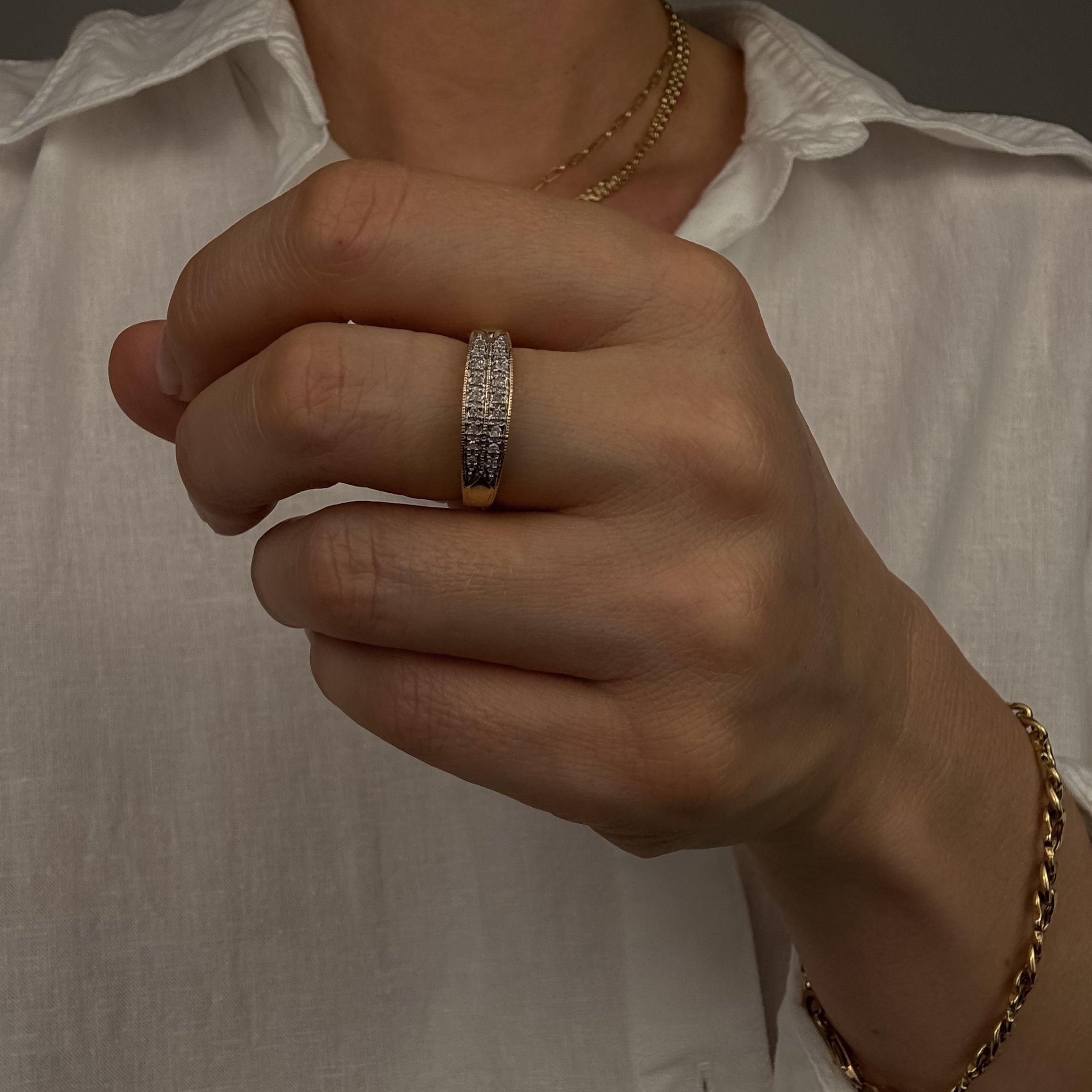 Double Diamond Band