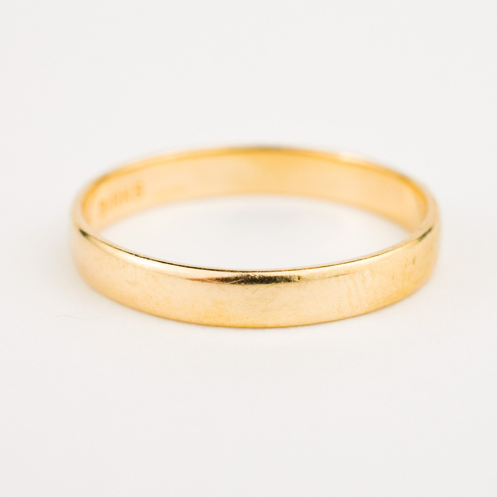 vintage gold Birks wedding band 