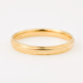 vintage gold ribbed band