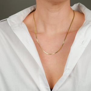 vintage 14k s-Link chain necklace