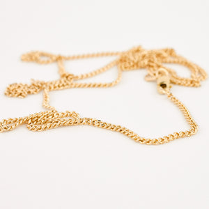 vintage 25" Gold Curb Chain