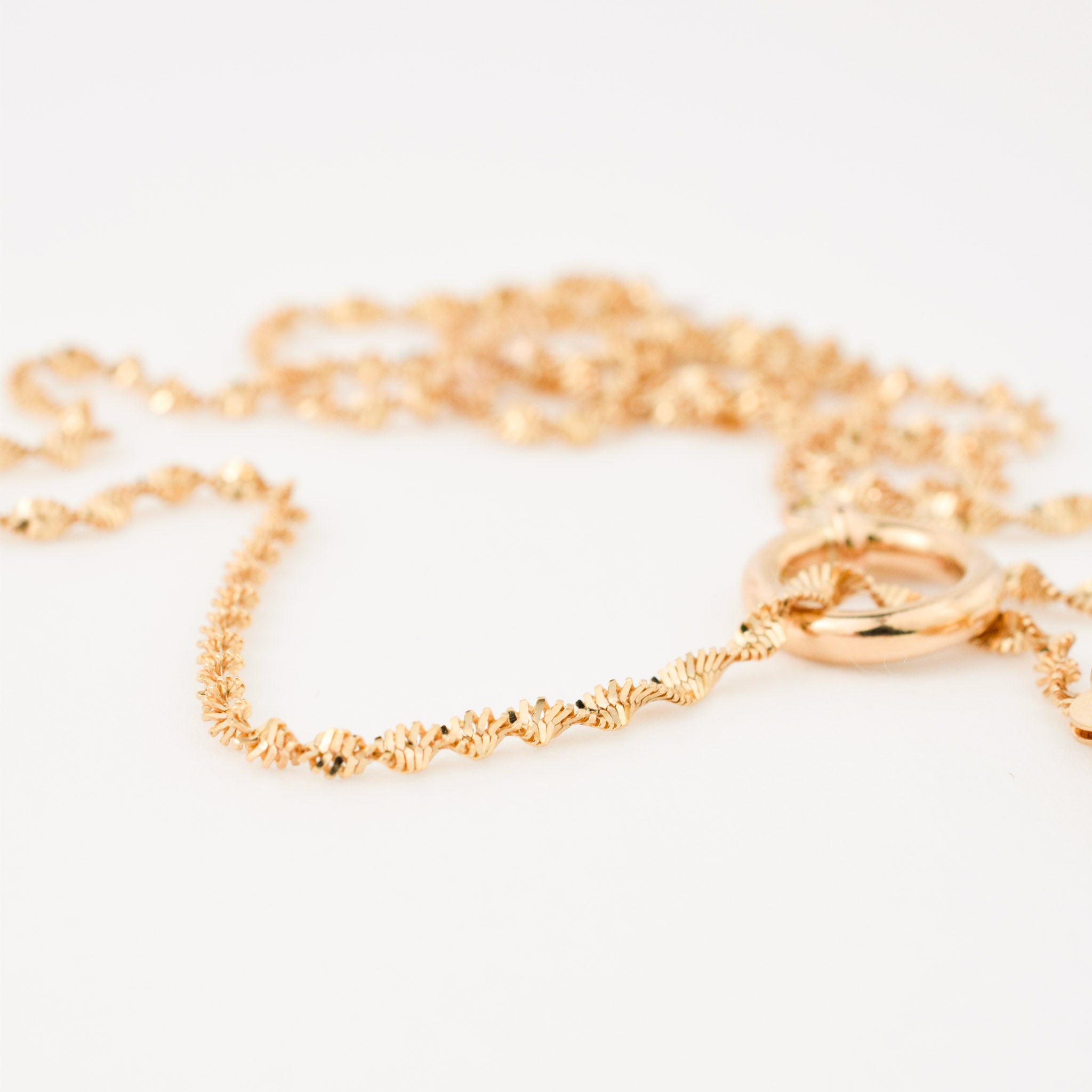 vintage gold toggle necklace