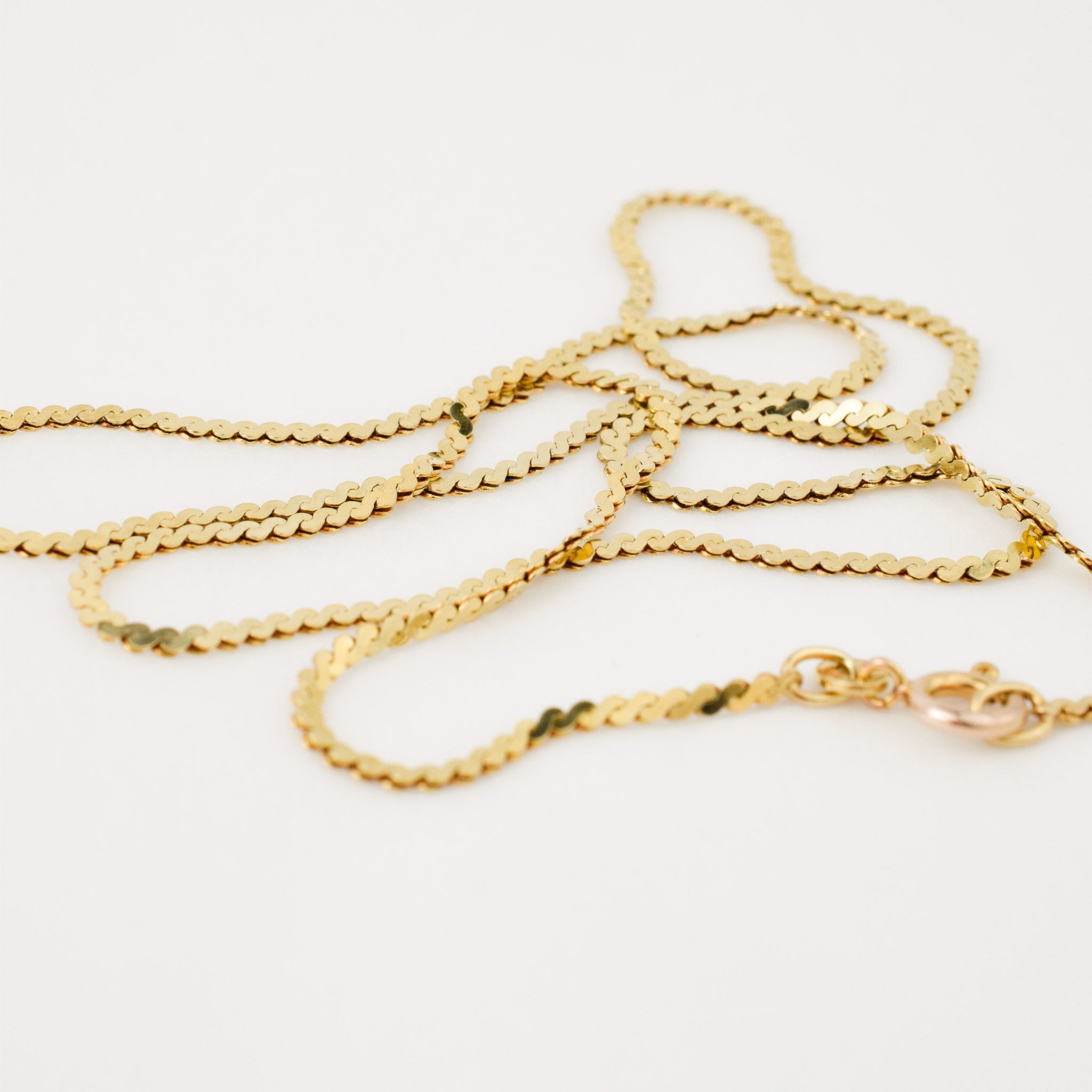 vintage 14k s-Link chain necklace