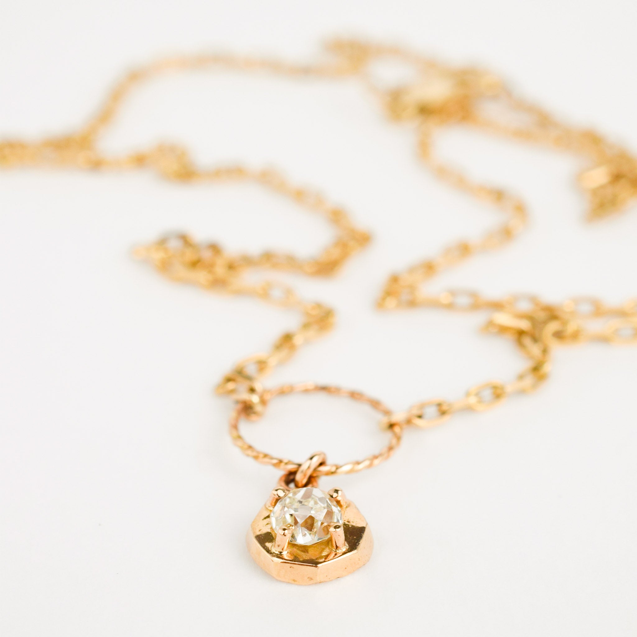 Diamond Solitaire Conversion Necklace