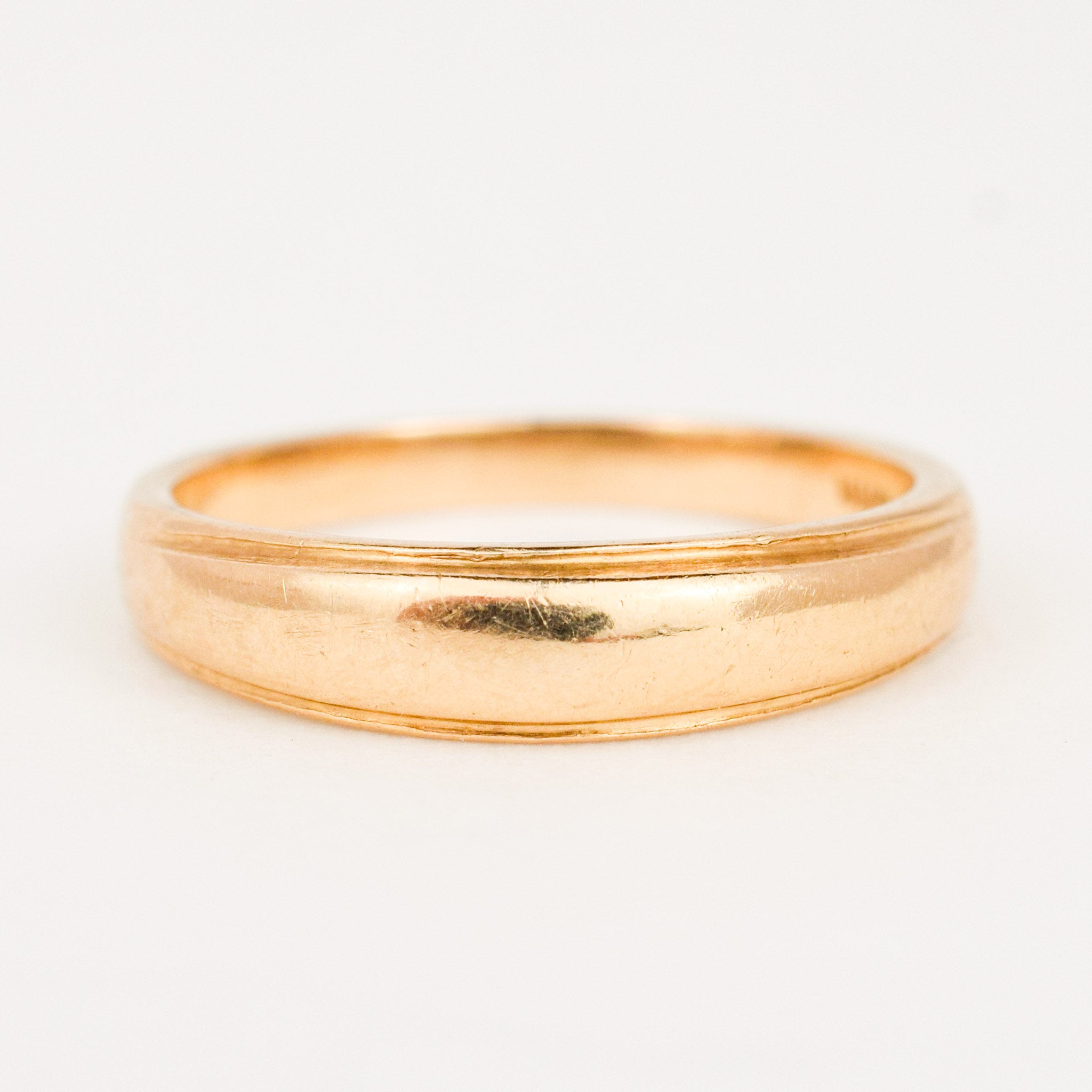 4.3 mm Domed Gold Band