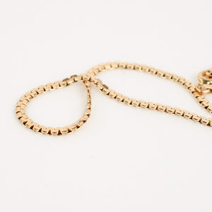 vintage gold s-link bracelet 