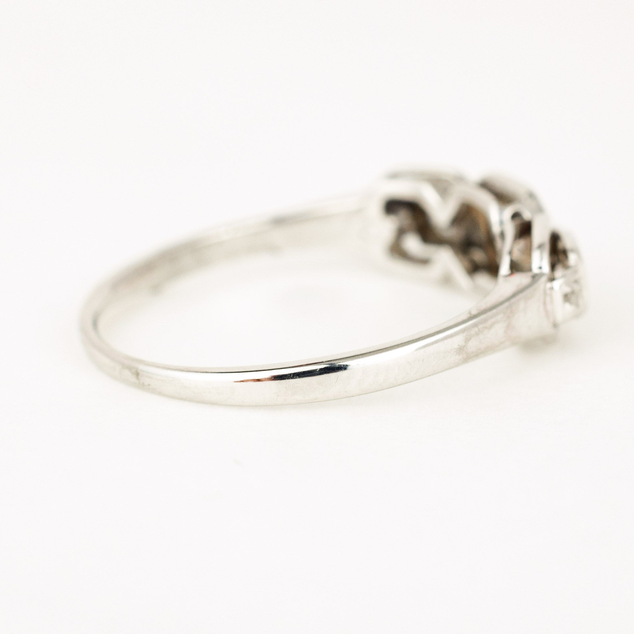 Antique Art Deco Diamond Trilogy Ring 