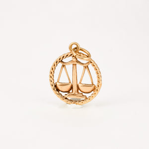 Libra Zodiac Pendant