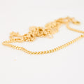 vintage 14k gold curb chain necklace