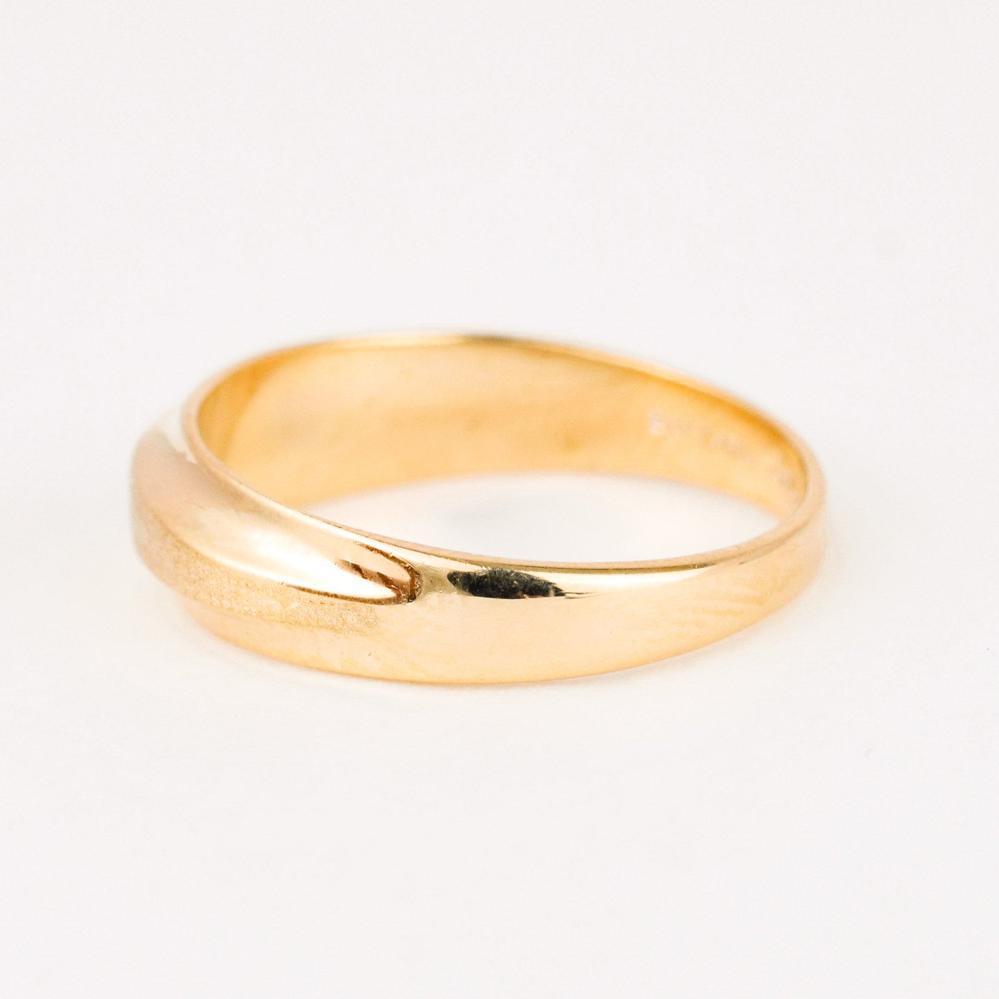 vintage gold brushed band