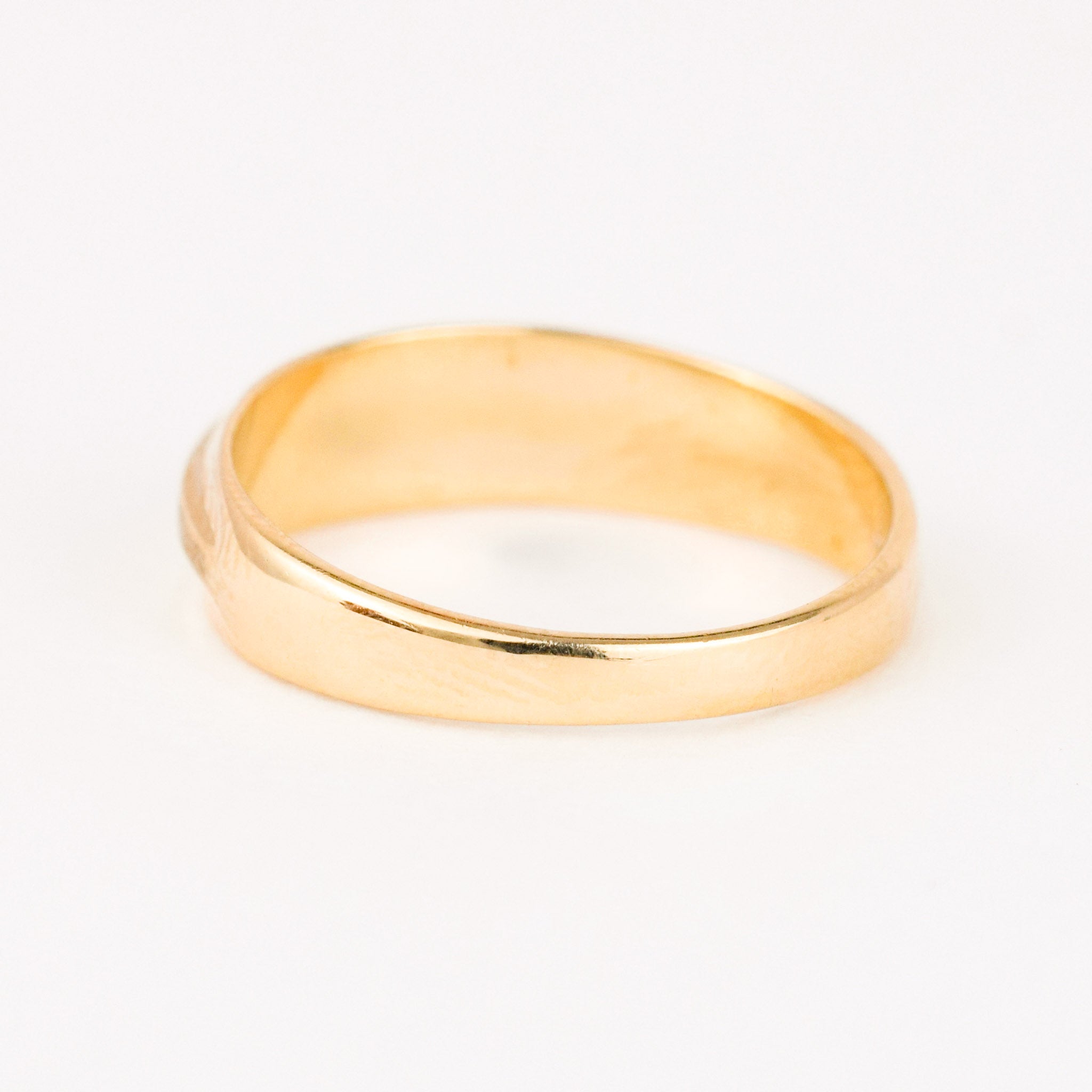 vintage gold brushed band