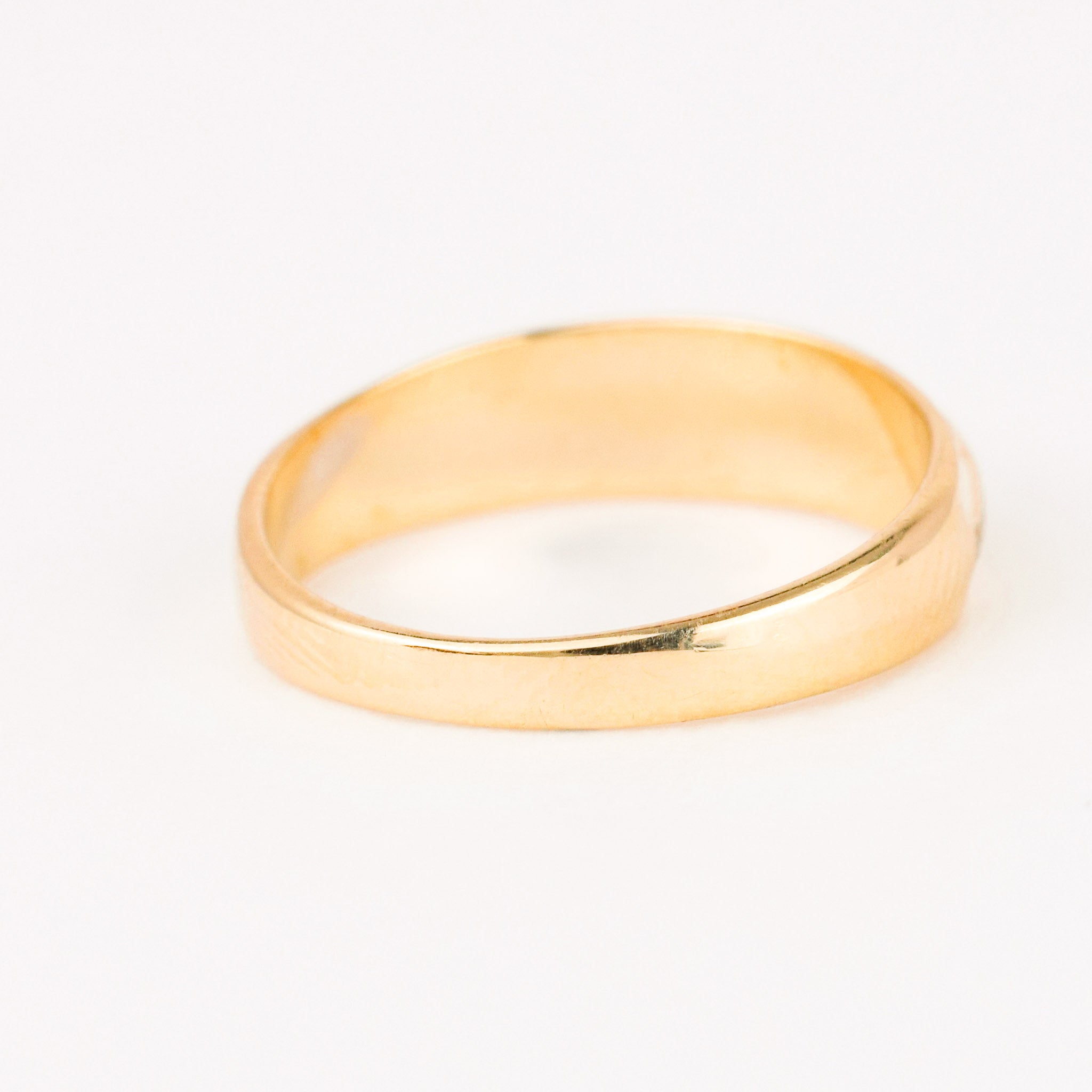 vintage gold brushed band