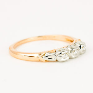 antique diamond wedding band 