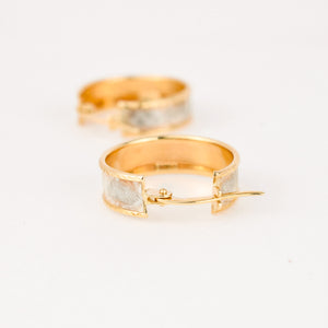 vintage gold hoop earrings 