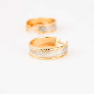 vintage gold hoop earrings 