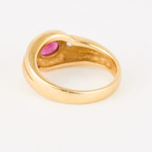 vintage ruby and diamond ring 